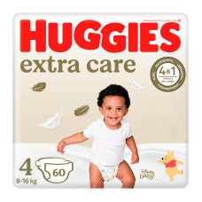 Подгузник Huggies Extra Care 4 (8-16 кг) 60 шт (5029053578118) Подгузник Huggies Extra Care 4 (8-16 кг) 60 шт (5029053578118)