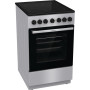 Плита Gorenje електрична склокерамічна, 62л, 50x60см, сріблястий (GEC5B41SG)