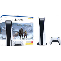 Игровая консоль Sony PlayStation 5 Blu-Ray Edition 825GB + God of War Ragnarok Bundle (711719449492)