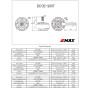 Двигун для дрона Emax ECO II 2807 6S 1500KV (0101096023)