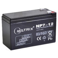 Батарея до ДБЖ Matrix 12V 7AH (NP7-12)