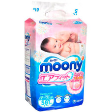 Подгузник Moony S (4-8 кг) 81 шт (4903111243822) Подгузник Moony S (4-8 кг) 81 шт (4903111243822)