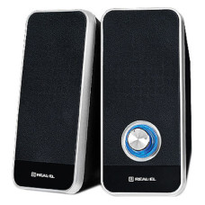 Акустическая система REAL-EL S-80, USB, black
