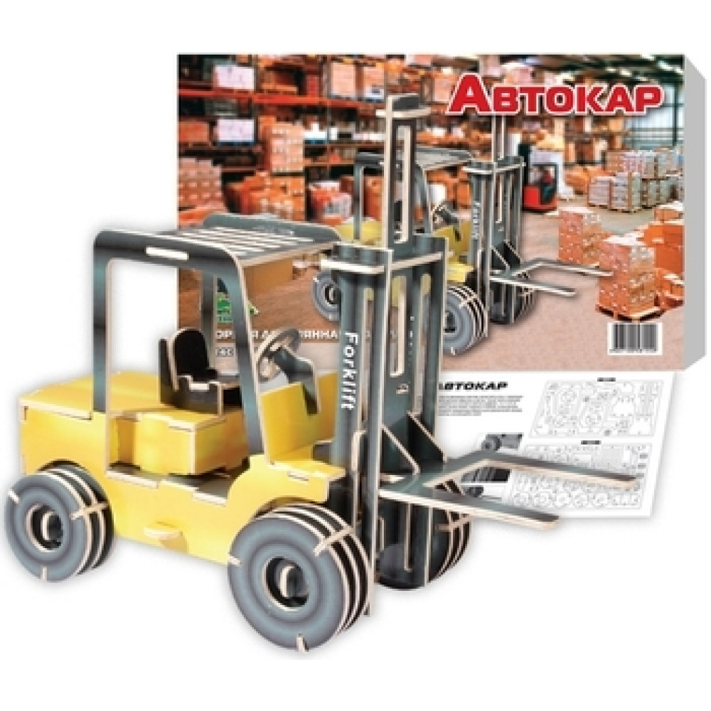 Сборная модель Мир деревянных игрушек Автокар (П024с) Сборная модель Мир деревянных игрушек Автокар (П024с)