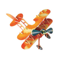 Збірна модель Мир деревянных игрушек Аэроплан оранжевый (П002с)