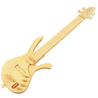 Сборная модель Мир деревянных игрушек Бас-гитара (И002)