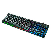 Клавиатура REAL-EL 8700 Gaming Backlit, black