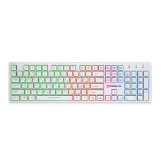 Клавиатура REAL-EL 7070 Comfort Backlit, white