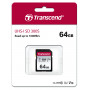 Карта пам'яті Transcend 64GB SDXC class 10 UHS-I U3 V10 (TS64GSDC300S)