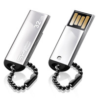 USB флеш накопичувач Silicon Power 32Gb Touch 830 silver (SP032GBUF2830V1S)