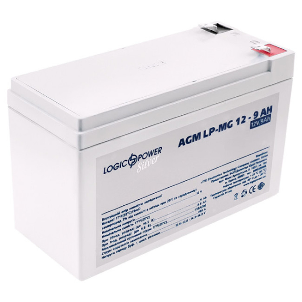 Батарея к ИБП LogicPower MG 12В 9 Ач (2330) Батарея к ИБП LogicPower MG 12В 9 Ач (2330)