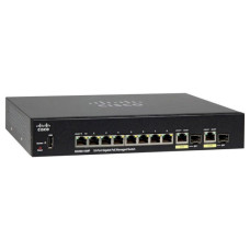 Комутатор мережевий Cisco SG350-10MP-K9-EU