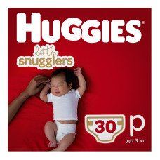 Подгузник Huggies Little Snugglers (до 3 кг) 30 шт (36000673302) Подгузник Huggies Little Snugglers (до 3 кг) 30 шт (36000673302)