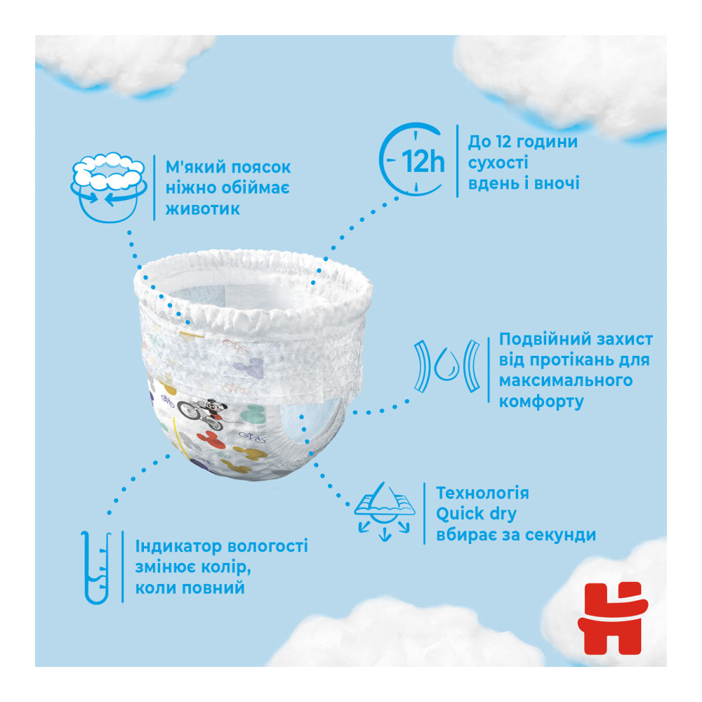 Подгузник Huggies Pants 6 для мальчиков (15-25 кг) 60 шт (5029053564142) Подгузник Huggies Pants 6 для мальчиков (15-25 кг) 60 шт (5029053564142)