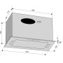 Вытяжка кухонная VENTOLUX PUNTO 52 BG (900) TRC