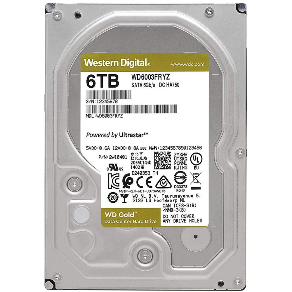 Жесткий диск 3.5" 6TB Western Digital (WD6003FRYZ) Жесткий диск 3.5" 6TB Western Digital (WD6003FRYZ)