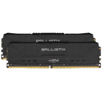 Модуль памяти для компьютера DDR4 16GB (2x8GB) 3200 MHz Ballistix Black Micron (BL2K8G32C16U4B)