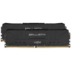 Модуль памяти для компьютера DDR4 16GB (2x8GB) 3200 MHz Ballistix Black Micron (BL2K8G32C16U4B)