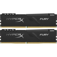 Модуль памяти для компьютера DDR4 64GB (2x32GB) 3200 MHz HyperX Fury Black Kingston Fury (ex.HyperX) (HX432C16FB3K2/64)