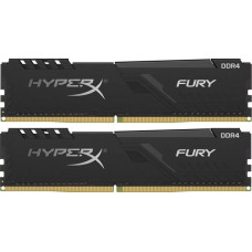 Модуль памяти для компьютера DDR4 64GB (2x32GB) 3200 MHz HyperX Fury Black Kingston Fury (ex.HyperX) (HX432C16FB3K2/64)