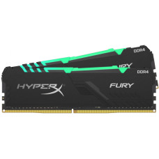 Модуль памяти для компьютера DDR4 32GB (2x16GB) 3733 MHz HyperX Fury RGB Kingston Fury (ex.HyperX) (HX437C19FB3AK2/32)