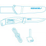 Ніж Morakniv Companion Spark Blue stainless stee (13572)
