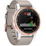 Смарт-годинник Garmin D2 Delta S Aviator Watch White/Rose Gold with Beige Leather (010-01987-30)