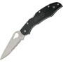 Ніж Spyderco Byrd Harrier 2 FRN полусеррейтор (BY01PSBK2)