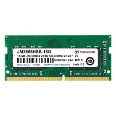 Модуль памяти для ноутбука SoDIMM DDR4 16GB 2666 MHz Transcend (JM2666HSE-16G)