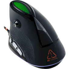 Мишка Canyon Emisat USB Black (CND-SGM14RGB)