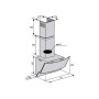 Витяжка кухонна VENTOLUX WAVE 60 BK (900) TRC