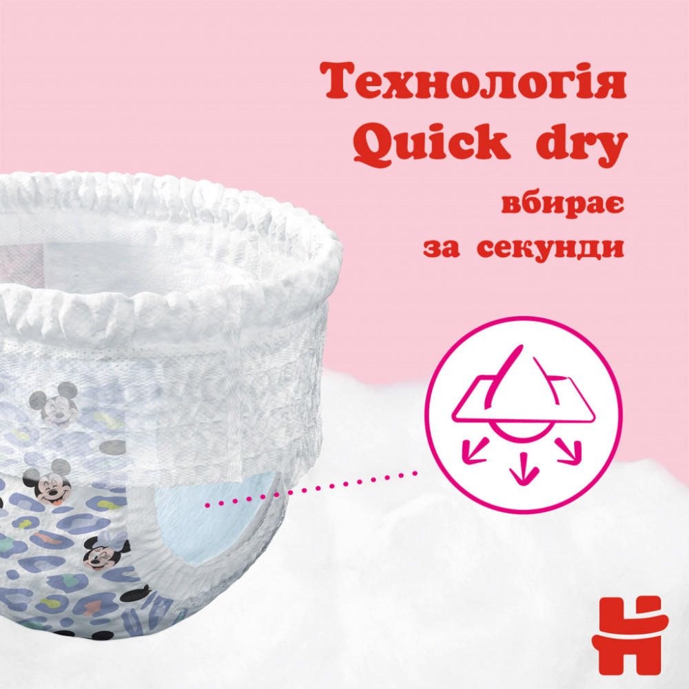 Подгузник Huggies Pants 4 Mega для девочек (9-14 кг) 52 шт (5029053547541) Подгузник Huggies Pants 4 Mega для девочек (9-14 кг) 52 шт (5029053547541)