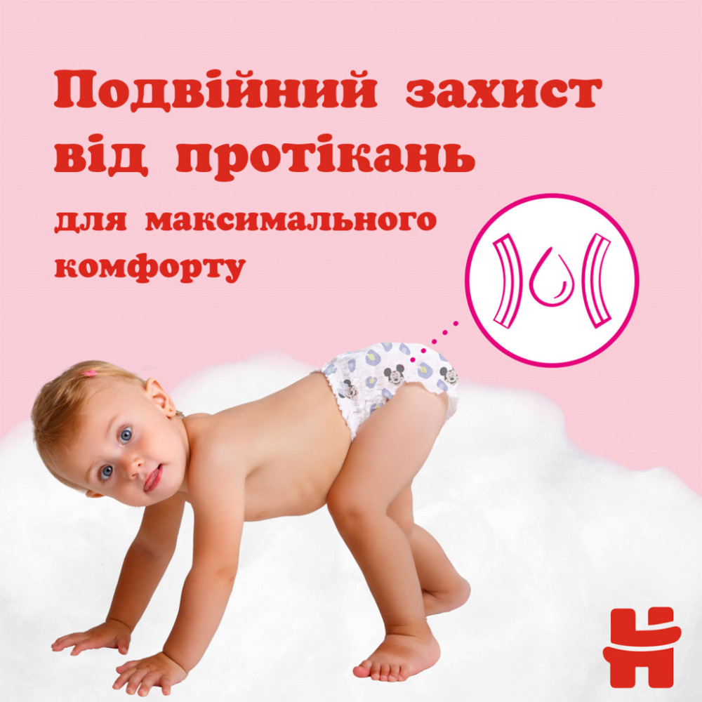Подгузник Huggies Pants 4 M-Pack 9-14 кг для девочек 104 шт (5029054568095) Подгузник Huggies Pants 4 M-Pack 9-14 кг для девочек 104 шт (5029054568095)