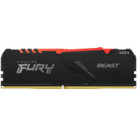 Модуль пам'яті для комп'ютера DDR4 4GB 3000 MHz Fury Beast RGB Kingston Fury (ex.HyperX) (KF430C15BBA/8)