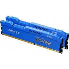 Модуль памяти для компьютера DDR3 16GB (2x8GB) 1600 MHz Fury Beast Blue Kingston Fury (ex.HyperX) (KF316C10BK2/16)
