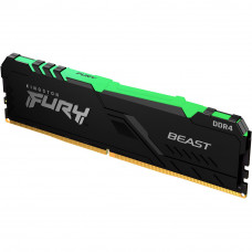 Модуль памяти для компьютера DDR4 8GB 3200 MHz Fury Beast RGB Kingston Fury (ex.HyperX) (KF432C16BBA/8)