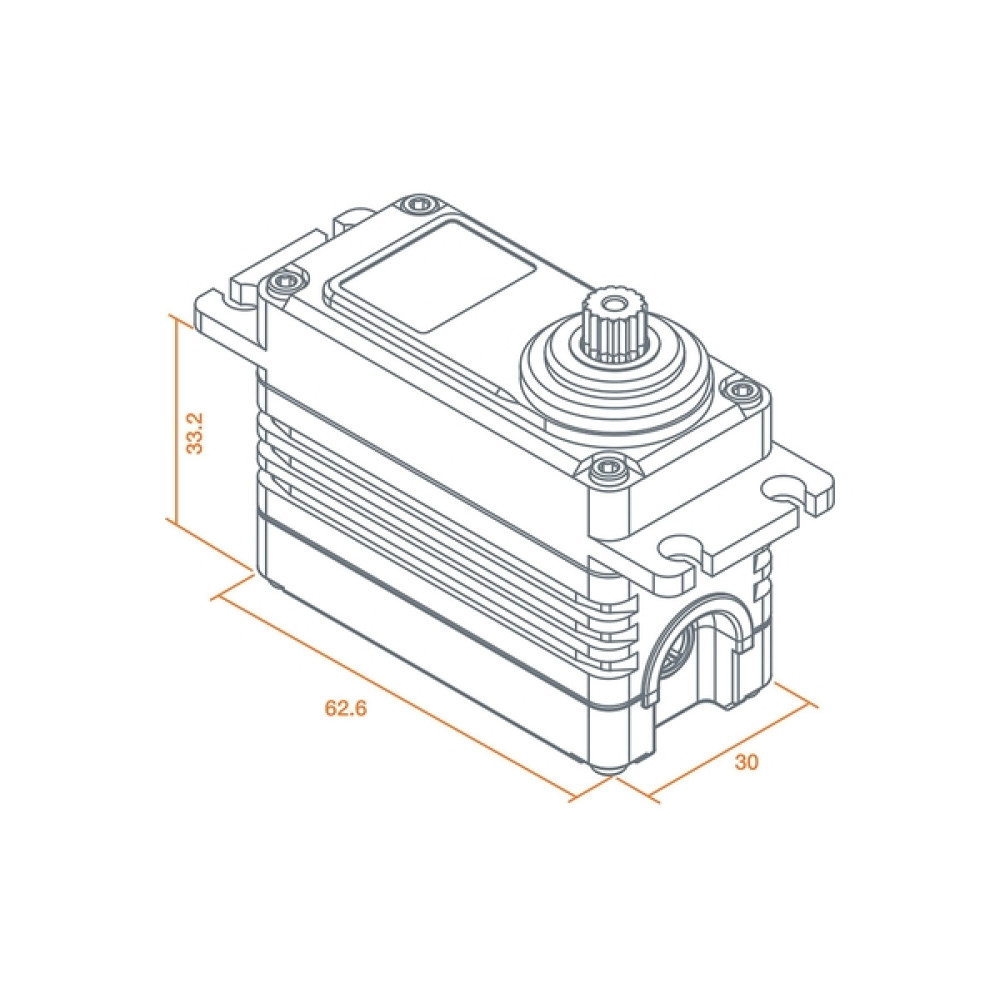 Сервопривод 178г Spektrum S9120BL HV 104.66кг/0.2сек/8.4В 1/5 цифровой (SPMSS9120BL) Сервопривод 178г Spektrum S9120BL HV 104.66кг/0.2сек/8.4В 1/5 цифровой (SPMSS9120BL)