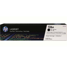 Картридж HP CLJ  126A Black Dual Pack, для CP1025 (CE310AD)