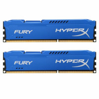 Модуль памяти для компьютера DDR3 16Gb (2x8GB) 1600 MHz HyperX Fury Fury Blu Kingston Fury (ex.HyperX) (HX316C10FK2/16)