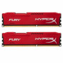 Модуль пам'яті для комп'ютера DDR3 16Gb (2x8GB) 1600 MHz HyperX Fury Red Kingston Fury (ex.HyperX) (HX316C10FRK2/16)