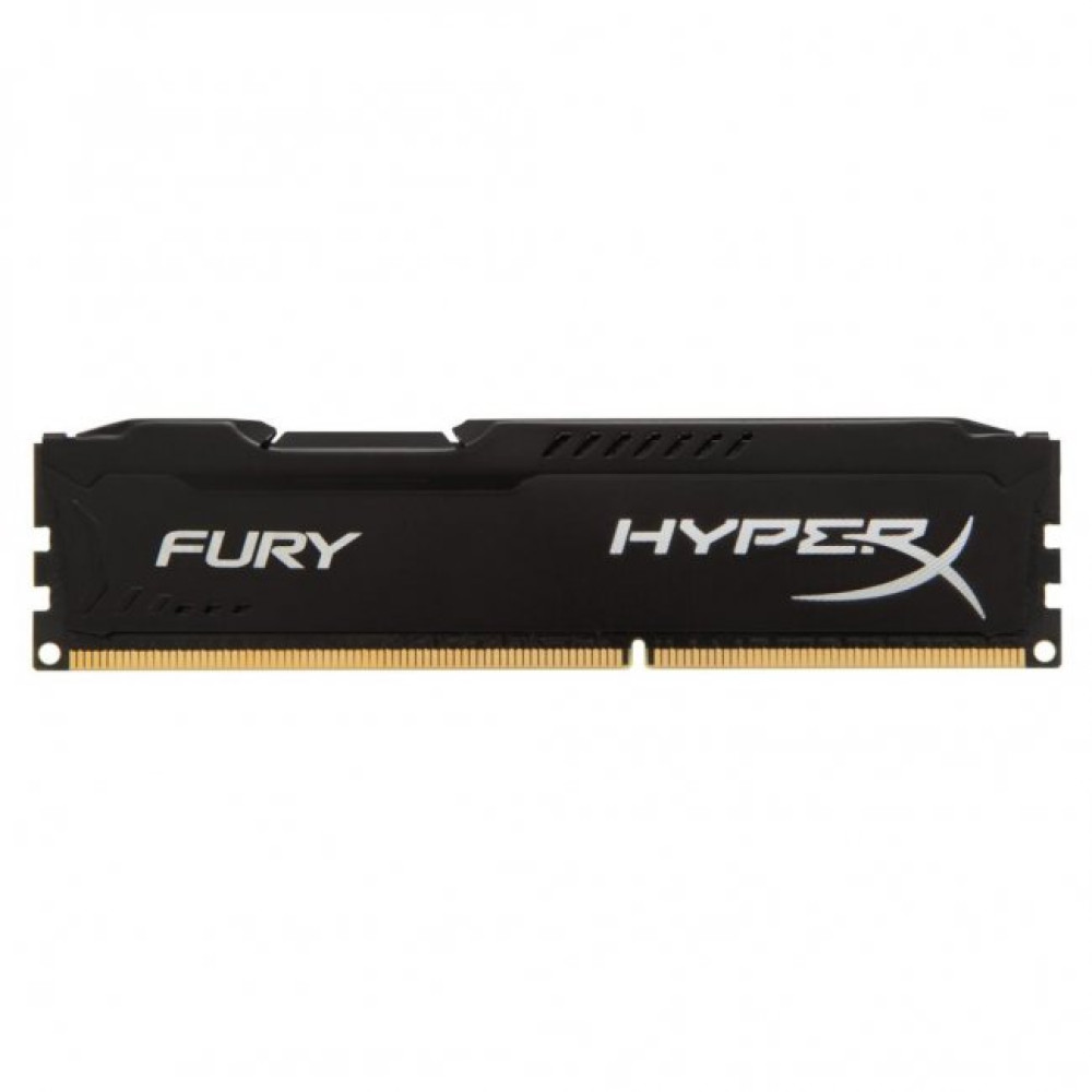 Модуль пам'яті для комп'ютера DDR3 4GB 1600 MHz HyperX Fury Black Kingston Fury (ex.HyperX) (HX316C10FB/4)