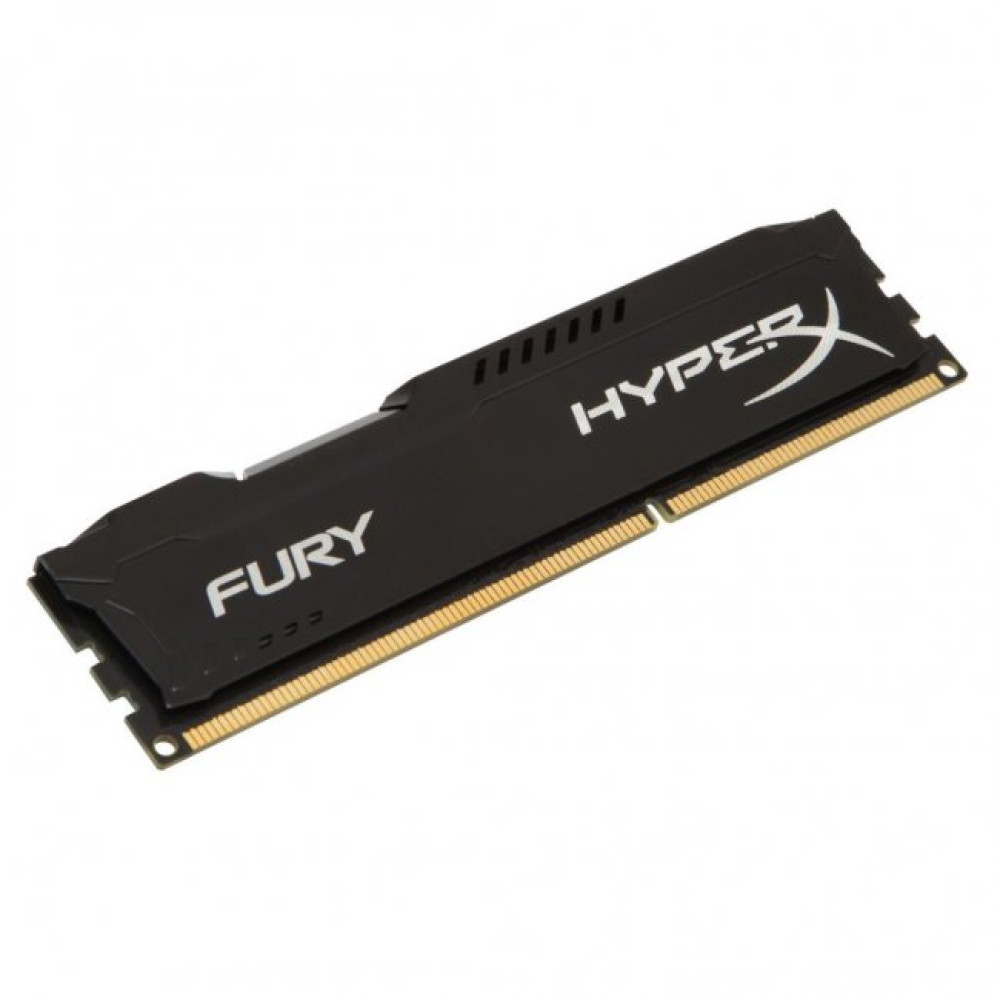 Модуль пам'яті для комп'ютера DDR3 4GB 1600 MHz HyperX Fury Black Kingston Fury (ex.HyperX) (HX316C10FB/4)