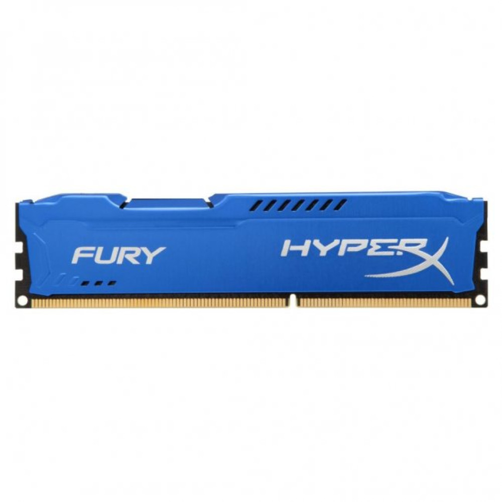 Модуль пам'яті для комп'ютера DDR3 4Gb 1600 MHz HyperX Fury Blu Kingston Fury (ex.HyperX) (HX316C10F/4)
