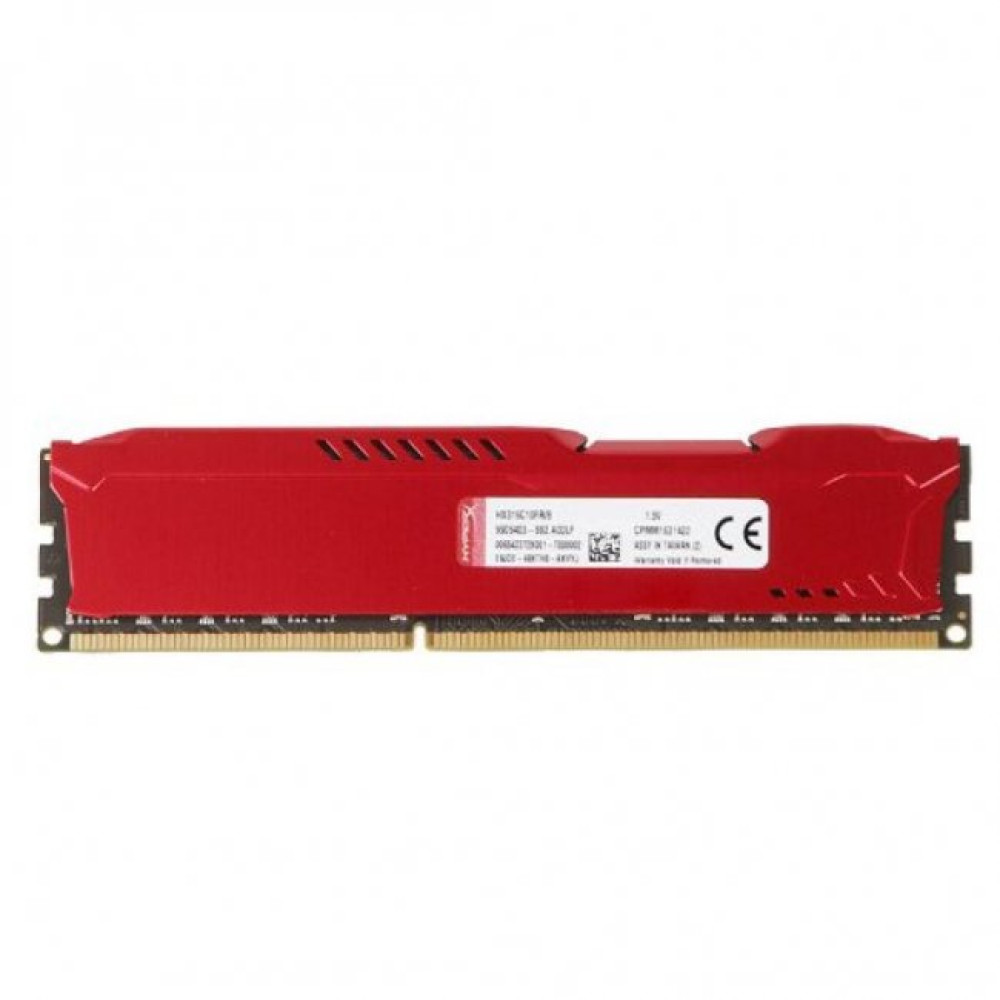 Модуль памяти для компьютера DDR3 4Gb 1600 MHz HyperX Fury Red Kingston (HX316C10FR/4)