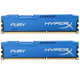 Модуль памяти для компьютера DDR3 8Gb (2x4GB) 1600 MHz HyperX Fury Blu Kingston (HX316C10FK2/8)