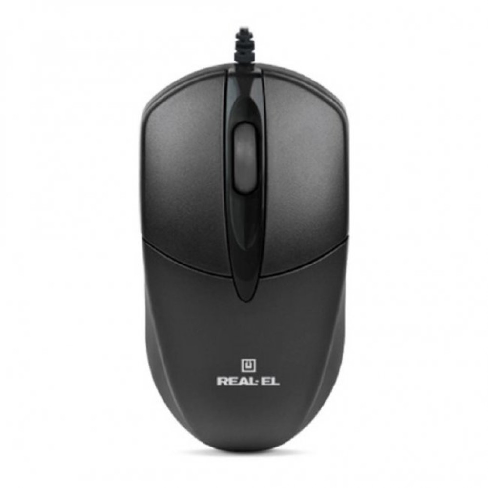 Мишка REAL-EL RM-211, USB, black