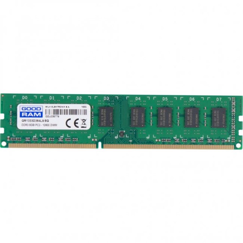 Модуль памяти для компьютера DDR3 8GB 1333 MHz GOODRAM (GR1333D364L9/8G)