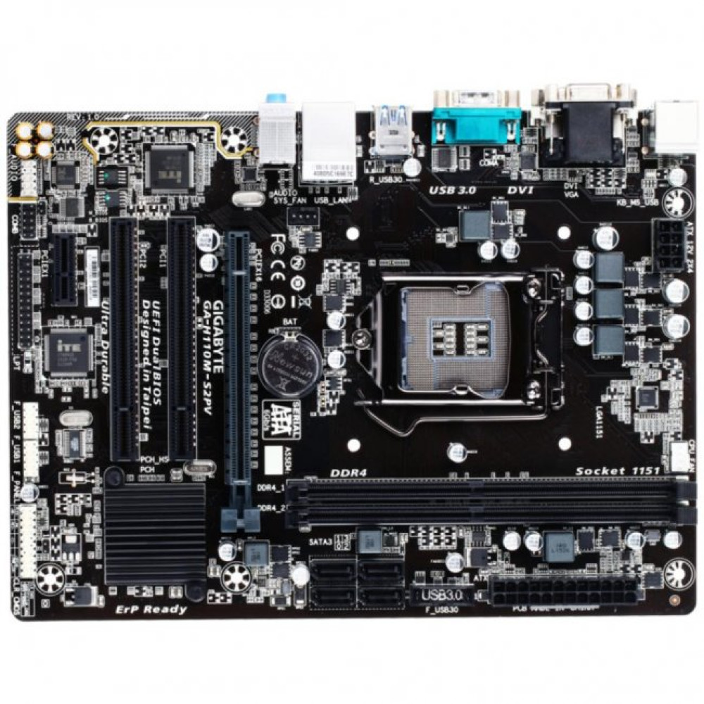 Материнська плата GIGABYTE GA-H110M-S2PV