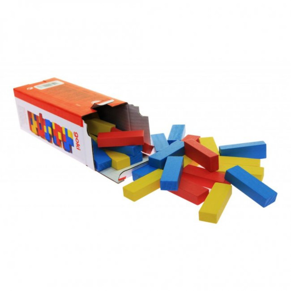 Настольная игра Goki Дженга Разноцветная башня (HS973)