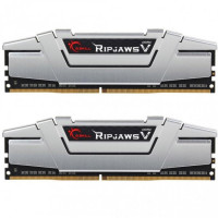 Модуль памяти для компьютера DDR4 16GB (2x8GB) 2666 MHz RipjawsV Silver G.Skill (F4-2666C15D-16GVS)